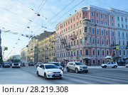 Санкт-Петербург, Литейный проспект, дом 5. Доходный дом Б. Ф. Вульфа - Правление пароходной кампании "Самолет" - Гостиница Reval Hotel Sonya (2018 год). Редакционное фото, фотограф Овчинникова Ирина / Фотобанк Лори