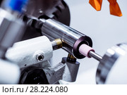Intragrinding machine during operation. Стоковое фото, фотограф Андрей Радченко / Фотобанк Лори