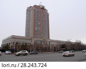 Здание министерства внутренних дел в Астане (2018 год). Редакционное фото, фотограф Максим Гулячик / Фотобанк Лори