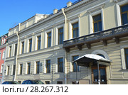 Санкт-Петербург, набережная реки Фонтанки, дом 16. Особняк В. П. Кочубея -  III отделение собственной его императорского величества канцелярии -  Департамент полиции (2018 год). Стоковое фото, фотограф Овчинникова Ирина / Фотобанк Лори