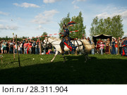 Рыцарский конный турнир (2017 год). Редакционное фото, фотограф Марина Шатерова / Фотобанк Лори