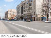 Здание Федеральной службы по экологическому, технологическому и атомному надзору (Ростехнадзор), Таганская ул., 34 строение 1 (2015 год). Редакционное фото, фотограф Алёшина Оксана / Фотобанк Лори