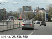 Москва улица Стромынка в районе Яузы (2017 год). Редакционное фото, фотограф Дмитрий Неумоин / Фотобанк Лори
