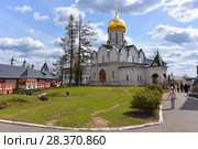 Собор Рождества Пресвятой Богородицы в Саввино-Сторожевском монастыре. Звенигород. Подмосковье (2018 год). Редакционное фото, фотограф Юрий Морозов / Фотобанк Лори