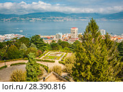 City park in Vigo, Galicia, Spain. Sunny day in summer. Стоковое фото, фотограф Сергей Цепек / Фотобанк Лори