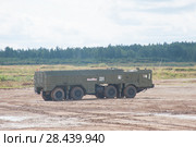Оперативно-тактический ракетный комплекс (ОТРК) "Искандер" (9К720, SS-26 «Stone») на Международном военно-техническом форуме "Армия-2017". полигон Алабино, военно-патриотический парк "Патриот" Редакционное фото, фотограф Малышев Андрей / Фотобанк Лори