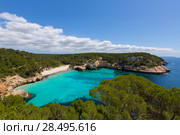 Cala Mitjaneta in Menorca Ciutadella at Balearic islands. Стоковое фото, фотограф Tono Balaguer / Ingram Publishing / Фотобанк Лори