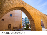 Segorbe Castellon Torre del Verdugo and medieval Muralla in Spain Valencian Community (2013 год). Стоковое фото, фотограф Tono Balaguer / Ingram Publishing / Фотобанк Лори