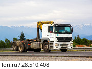 Mercedes-Benz Axor 2533 (2015 год). Редакционное фото, фотограф Art Konovalov / Фотобанк Лори