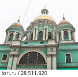 Богоявленский кафедральный собор в Елохове, Спартаковская ул., 15. Москва. Фрагмент (2009 год). Стоковое фото, фотограф Алёшина Оксана / Фотобанк Лори