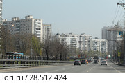 Дмитровское шоссе у метро Верхние Лихоборы весной (2018 год). Редакционное фото, фотограф Дмитрий Неумоин / Фотобанк Лори