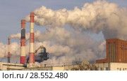 Хайдельбергцемент — работающий цементный завод. 3 плана. HeidelbergCement — working cement plant. 3 shots. Стоковое видео, видеограф Евгений Романов / Фотобанк Лори