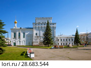 Власьевская (Знаменская) башня с церковью Знамения. Ярославль. Золотое кольцо. Россия (2018 год). Стоковое фото, фотограф Сергей Афанасьев / Фотобанк Лори