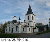 Церковь Воскресения Христова в Тарусе, Калужская область (2014 год). Стоковое фото, фотограф Елена Орлова / Фотобанк Лори