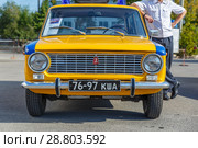 Old classic Lada car equipped for police. Стоковое фото, фотограф Акиньшин Владимир / Фотобанк Лори
