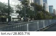 Пекин. Движение на улицах. Beijing. Traffic during the day. Streets of the city. (2018 год). Стоковое видео, видеограф Евгений Романов / Фотобанк Лори