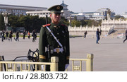 Пекин. Площадь Тяньаньмэнь. Beijing. Tiananmen square. (2018 год). Стоковое видео, видеограф Евгений Романов / Фотобанк Лори