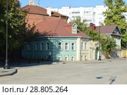 Улица Каюма Насыри. Казань (2017 год). Стоковое фото, фотограф Виктор Юрасов / Фотобанк Лори