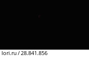 Полное лунное затмение 28 июля 2018 года. Total Lunar Eclipse on July 27–28, 2018. Стоковое видео, видеограф Евгений Романов / Фотобанк Лори
