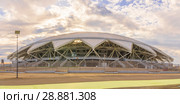 The great beautiful new stadium of Samar Arena is ready to host the 2018 World Cup. Редакционное фото, фотограф Акиньшин Владимир / Фотобанк Лори