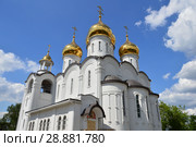 Собор Преображения Господня в Жуковском. Улица Гагарина, 77а. Город Жуковский. Раменский район. Московская область (2016 год). Стоковое фото, фотограф lana1501 / Фотобанк Лори