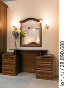 Bedroom interior in classic style. Стоковое фото, фотограф Евгений Ткачёв / Фотобанк Лори