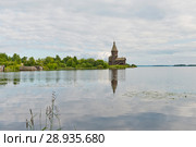 Россия, Карелия, Кондопога, Церковь Успения Пресвятой Богородицы на берегу (2015 год). Стоковое фото, фотограф Александр Циликин / Фотобанк Лори