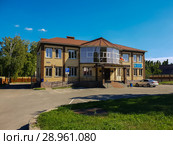Gryazi, Russia - Aug 1. 2018. interdistrict prosecutors office on Leninskaya street. Редакционное фото, фотограф Володина Ольга / Фотобанк Лори