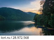 The Phewa lake in Pokhara, Nepal (2018 год). Стоковое фото, фотограф Валерий Смирнов / Фотобанк Лори