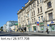 Москва, улица Покровка, дом 19. Доходный дом Федора Рахманова, 1898-1899 гг. (2018 год). Редакционное фото, фотограф Овчинникова Ирина / Фотобанк Лори