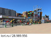 Анжи-арена парк. Город Каспийск, республика Дагестан (2018 год). Редакционное фото, фотограф Алексей Гусев / Фотобанк Лори
