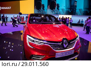 Презентация нового кроссовера Renault Arkana на Московском международном автомобильном салоне 2018 в городе Москве, Россия. Редакционное фото, фотограф Николай Винокуров / Фотобанк Лори