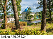 Часовня Святого Иакова Chapel of St. Jacob Borovichsky (2018 год). Стоковое фото, фотограф Baturina Yuliya / Фотобанк Лори