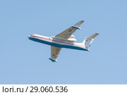 Самолет БЕ-200ЧС "Альтаир", предназначенный для тушения пожаров с воздуха, МЧС России (2018 год). Редакционное фото, фотограф Иванов Алексей / Фотобанк Лори