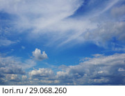 Beautiful summer sky. Стоковое фото, фотограф ElenArt / Фотобанк Лори