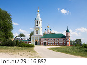 Санаксарский монастырь в Мордовии, вид с запада (2014 год). Стоковое фото, фотограф Солодовникова Елена / Фотобанк Лори