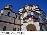 fragment of temple in Novy Afonsky for men Monastery in Abkhazia. Стоковое фото, фотограф Володина Ольга / Фотобанк Лори