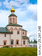 Церковь Богоявления 1657-59гг. Валдайский Иверский монастырь (2018 год). Стоковое фото, фотограф Александр Щепин / Фотобанк Лори