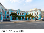 Москва, улица Мясницкая, дом 7. Дом Черткова (2018 год). Редакционное фото, фотограф Александр Щепин / Фотобанк Лори