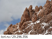 Тибет, горный рельеф перевала Ла Чен Ла в июне (2018 год). Стоковое фото, фотограф Овчинникова Ирина / Фотобанк Лори