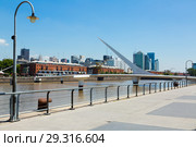 Puerto Madero, Buenos Aires (2017 год). Стоковое фото, фотограф Яков Филимонов / Фотобанк Лори