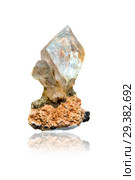 Quartz amethystoid on a black background. Стоковое фото, фотограф Евгений Ткачёв / Фотобанк Лори