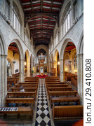 The interior of university church of St Mary the Virgin. Oxford University. England (2009 год). Редакционное фото, фотограф Сергей Пристяжнюк (Serg Zastavkin) / Фотобанк Лори