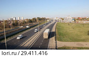 Улица Ростовское шоссе - дорога на въезде в Краснодар (2018 год). Редакционное видео, видеограф Олег Хархан / Фотобанк Лори