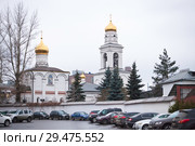 Храм Рождества Пресвятой Богородицы в Старом Симонове. Стоковое фото, фотограф Victoria Demidova / Фотобанк Лори