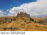 Medieval fortress Amberd on the slope of mount Aragats in Armenia (2018 год). Стоковое фото, фотограф Наталья Волкова / Фотобанк Лори