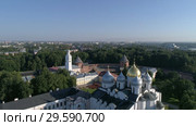 Saint Sophia Cathedral and Novgorod Kremlin (2018 год). Стоковое видео, видеограф Михаил Коханчиков / Фотобанк Лори