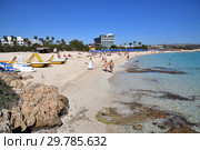 Ayia Napa, Cyprus - November 1. 2018. General view beautiful Makronissos Beach Resort. Редакционное фото, фотограф Володина Ольга / Фотобанк Лори