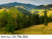 Illustration of scenic Karpaty mountains (2017 год). Стоковое фото, фотограф Яков Филимонов / Фотобанк Лори