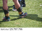 Traditional Mongolian wrestler shoes (2017 год). Редакционное фото, фотограф Сергей Пристяжнюк (Serg Zastavkin) / Фотобанк Лори